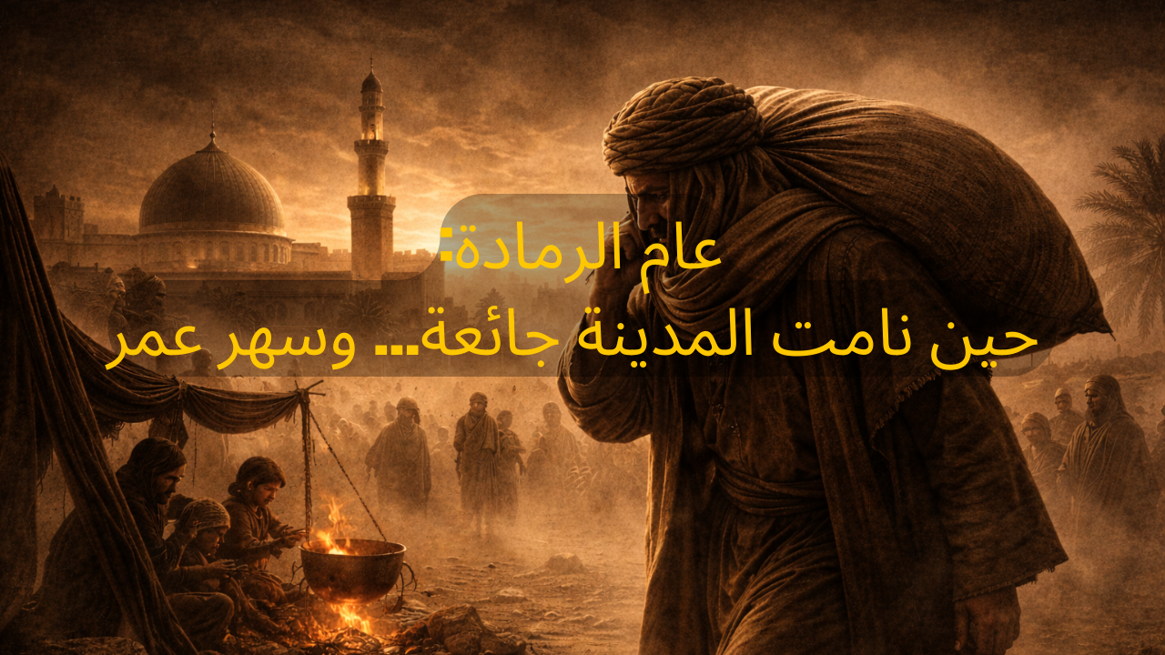 عام الرمادة: حين نامت المدينة جائعة… وسهر عمر