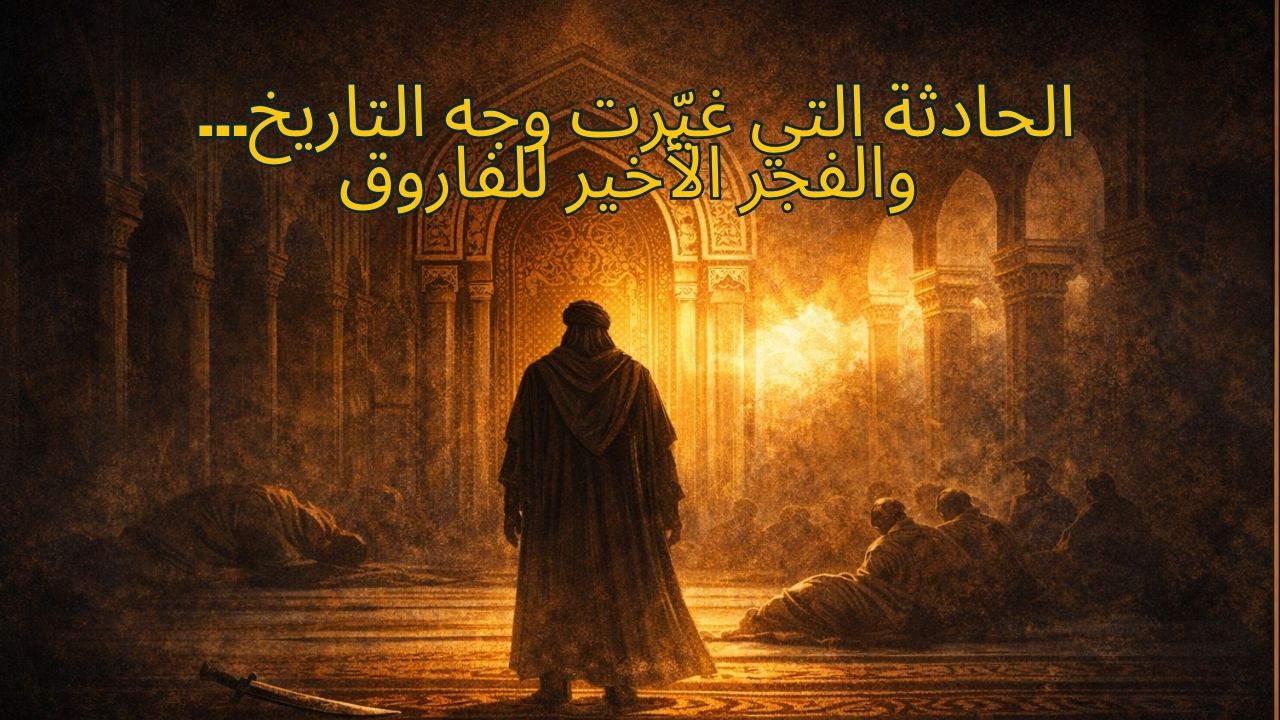 من دفاتر التاريخ الإسلامي: حكايات ووقائع الحادثة التي غيّرت وجه التاريخ… والفجر الأخير للفاروق